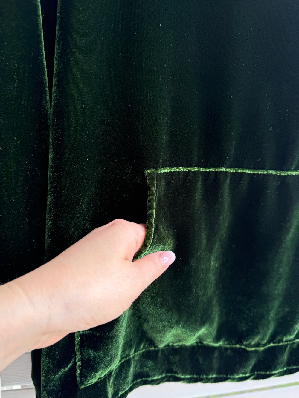 Bryn Walker Silk Blend Velvet Oversized Hoodie Tunic XL Lagenlook USA - Picture 5 of 9